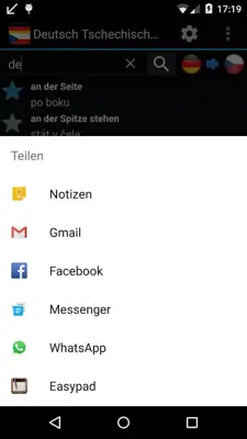 German Czech Dictionary FREE android App screenshot 1