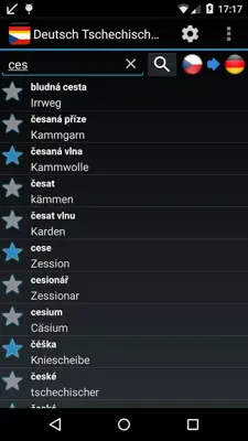 German Czech Dictionary FREE android App screenshot 3